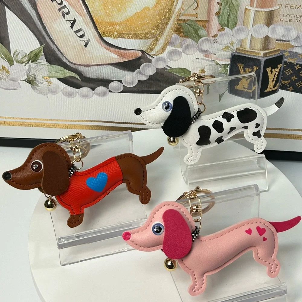 Last 1 βΌοΈ Pink Dachshund Keychain/Bag Charm πΎ - Picture 8 of 10
